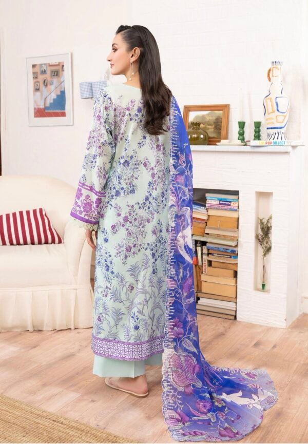 Rang Pasand by Gull Jee - PREMIUM 3 PC UNSTITCHED EMBROIDERED COLLECTION- A08 - Image 3
