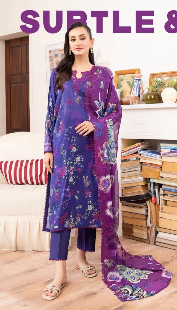 Rang Pasand by Gull Jee - PREMIUM 3 PC UNSTITCHED EMBROIDERED COLLECTION- A10
