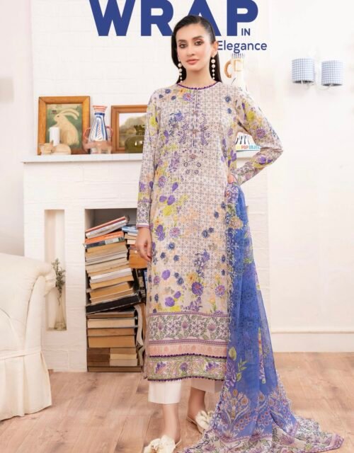 Rang Pasand by Gull Jee - PREMIUM 3 PC UNSTITCHED EMBROIDERED COLLECTION- A12