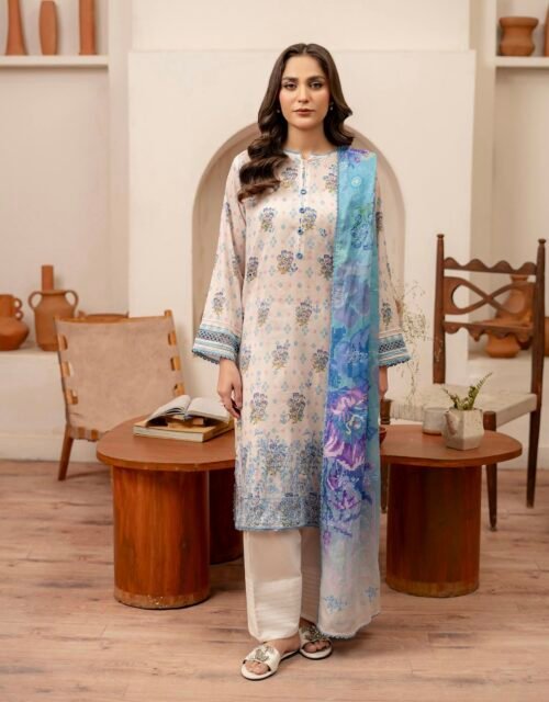 MAHAJAL by Gull Jee – PREMIUM 3 PC UNSTITCHED EMBROIDERED COLLECTION ‘25- A01