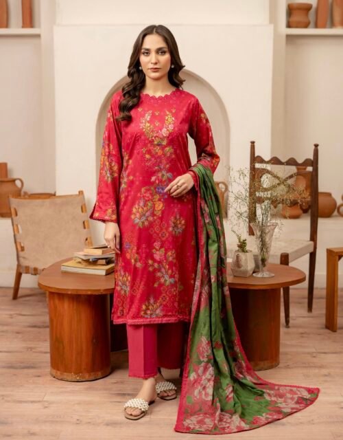 MAHAJAL by Gull Jee – PREMIUM 3 PC UNSTITCHED EMBROIDERED COLLECTION ‘25- A04