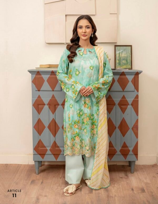 MAHAJAL by Gull Jee – PREMIUM 3 PC UNSTITCHED EMBROIDERED COLLECTION ‘25- A11
