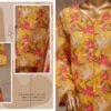 Bin Saeed Stitched 3 Piece Printed Cotton Collection '2024 Vol.2- Golden Yellow - Image 2