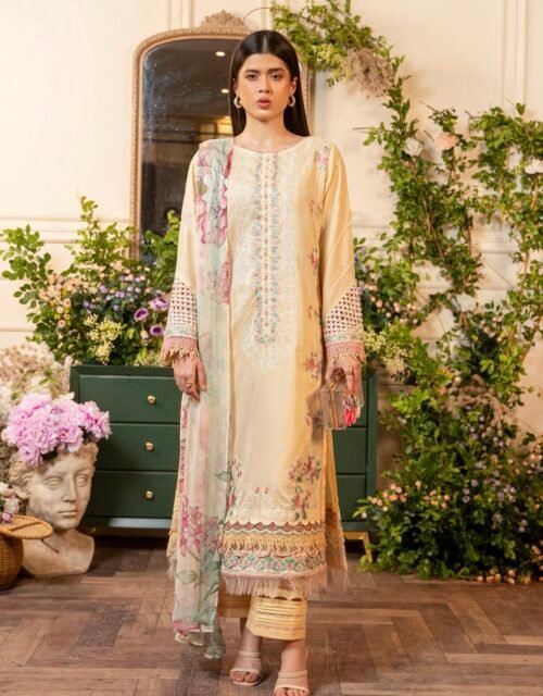 TROPICA by Gull Jee - UNSTITCHED EXCLUSIVE EMBROIDERED LAWN COLLECTION - A1
