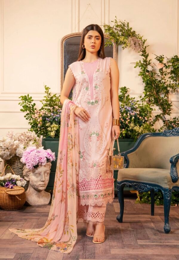 TROPICA by Gull Jee - UNSTITCHED EXCLUSIVE EMBROIDERED LAWN COLLECTION - A2