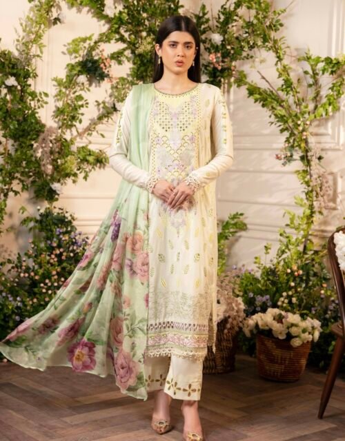 TROPICA by Gull Jee - UNSTITCHED EXCLUSIVE EMBROIDERED LAWN COLLECTION - A7
