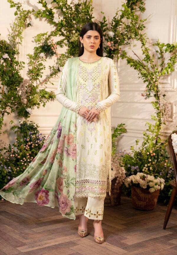 TROPICA by Gull Jee - UNSTITCHED EXCLUSIVE EMBROIDERED LAWN COLLECTION - A7