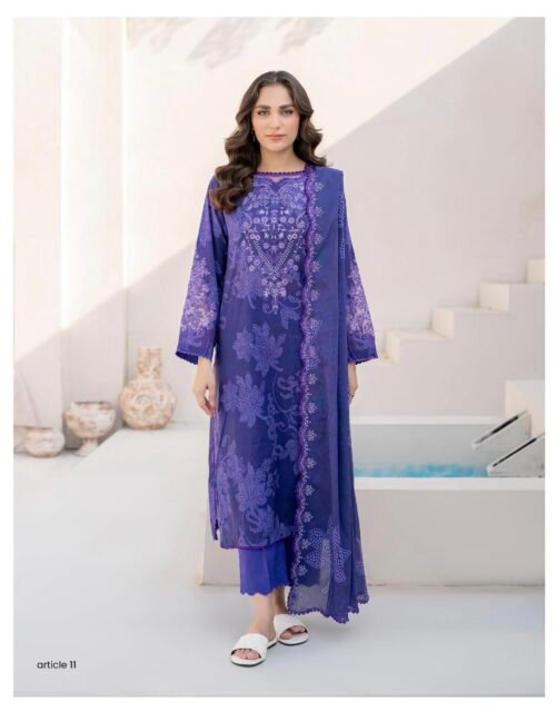 Rang e Haya by Gull Jee – UNSTITCHED EXCLUSIVE EMBROIDERED LAWN COLLECTION ‘25 – A11