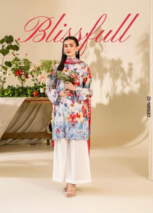 DUNE by Gull Jee - Unstitched 3 Piece Lawn Edition ‘25 – D2 - Image 2