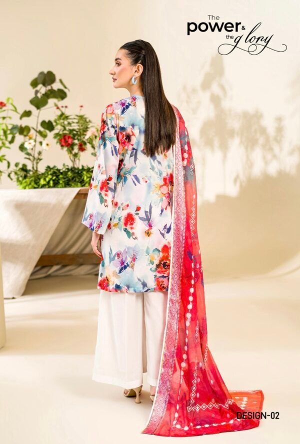 DUNE by Gull Jee - Unstitched 3 Piece Lawn Edition ‘25 – D2 - Image 3