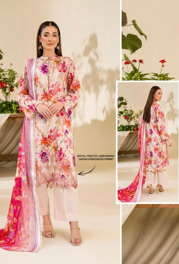 DUNE by Gull Jee - Unstitched 3 Piece Lawn Edition ‘25 – D3