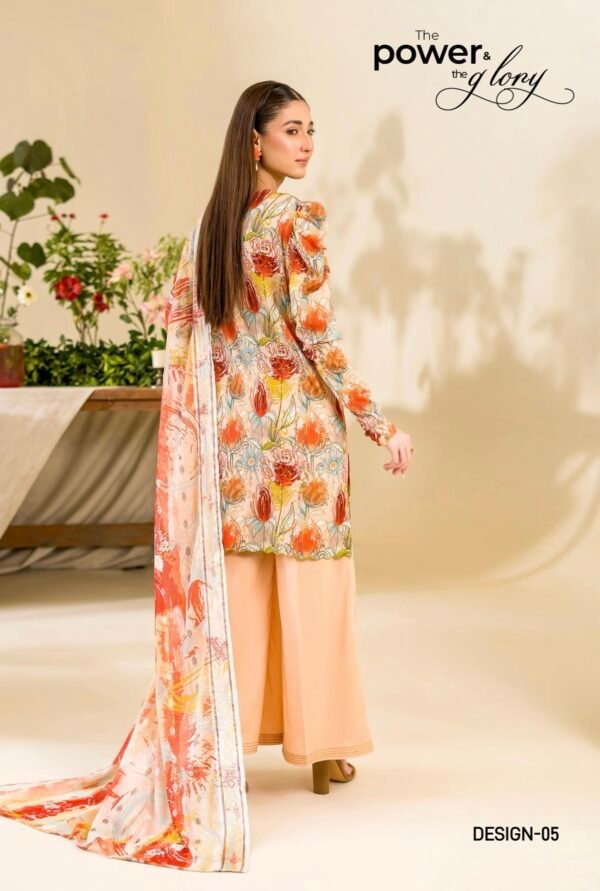 DUNE by Gull Jee - Unstitched 3 Piece Lawn Edition ‘25 – D5 - Image 2