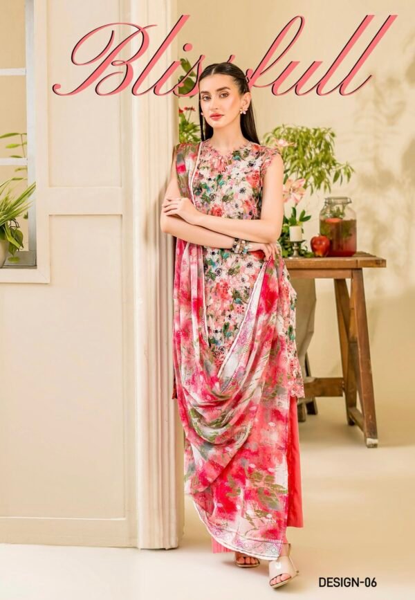 DUNE by Gull Jee - Unstitched 3 Piece Lawn Edition ‘25 – D6 - Image 2
