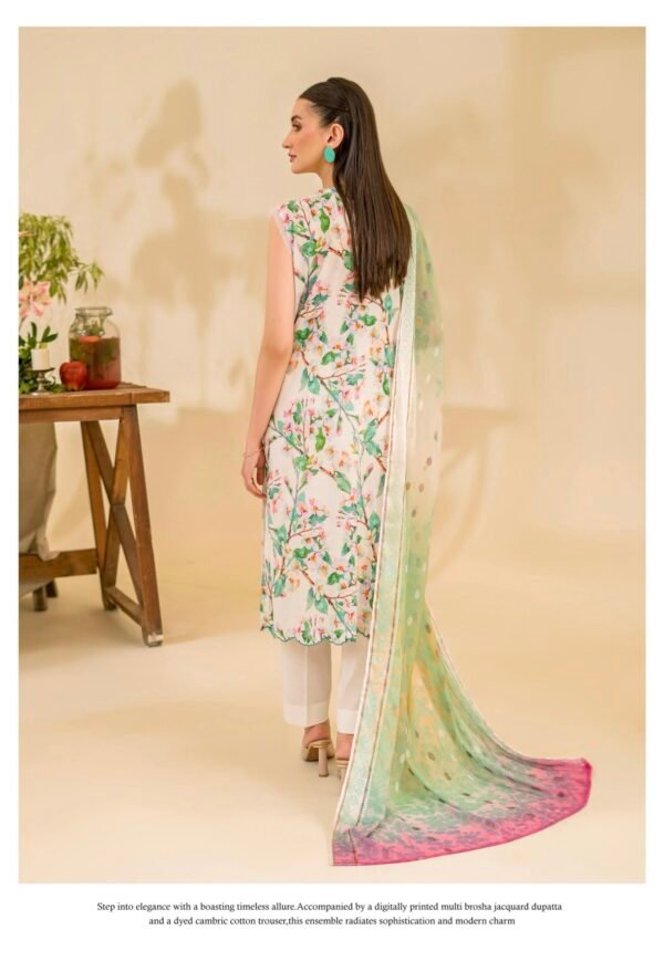 DUNE by Gull Jee - Unstitched 3 Piece Lawn Edition ‘25 – D7 - Image 2