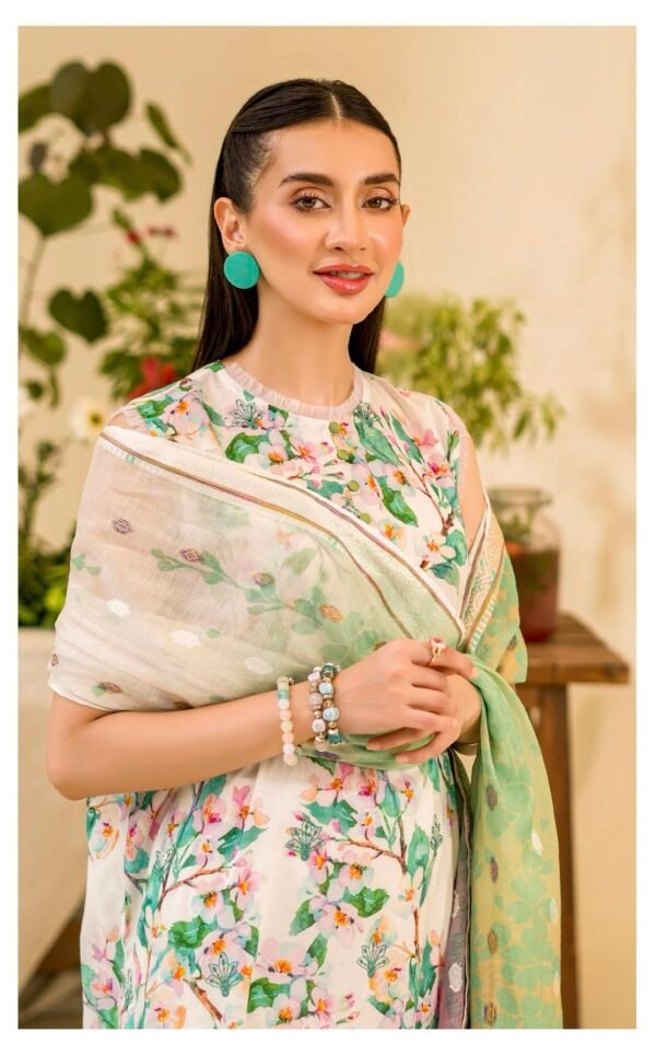 DUNE by Gull Jee - Unstitched 3 Piece Lawn Edition ‘25 – D7 - Image 3
