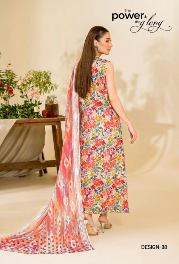 DUNE by Gull Jee - Unstitched 3 Piece Lawn Edition ‘25 – D8 - Image 2