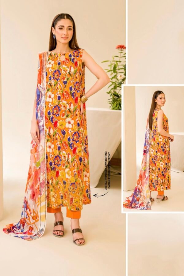 DUNE by Gull Jee - Unstitched 3 Piece Lawn Edition ‘25 – D9