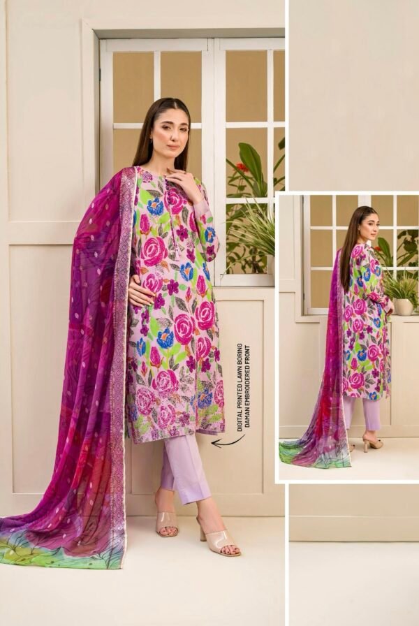DUNE by Gull Jee - Unstitched 3 Piece Lawn Edition ‘25 – D12
