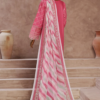 Bin Saeed Stitched 3 Piece Luxury Emb Cotton Collection - Magenta - Image 3