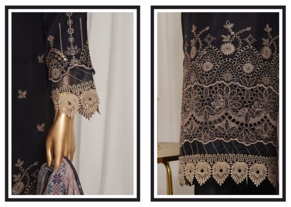 Sadabahar Luxury Embroidered Viscose Silk Collection Vol. 2 - Premium Ethnic Wear - D1 - Image 4