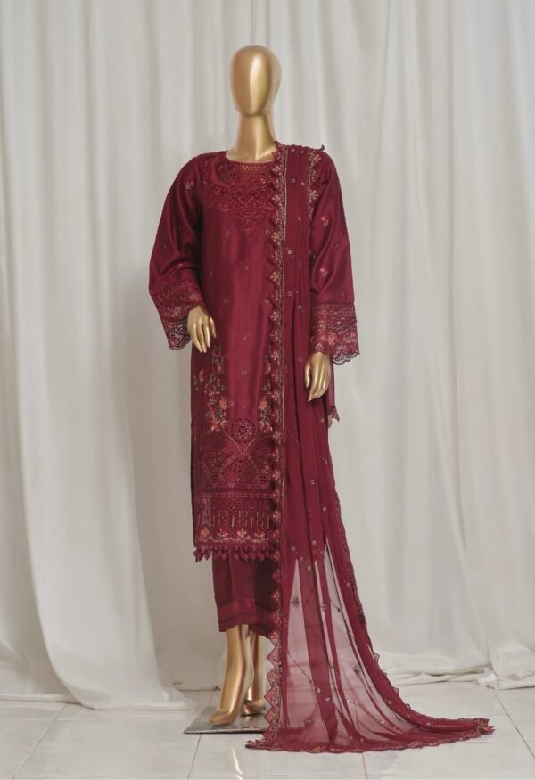Sadabahar Luxury Embroidered Rod Silk Collection - Vol. 1 - D01