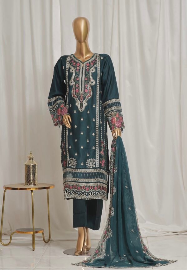 Sadabahar Luxury Embroidered Rod Silk Collection - Vol. 1 - D02