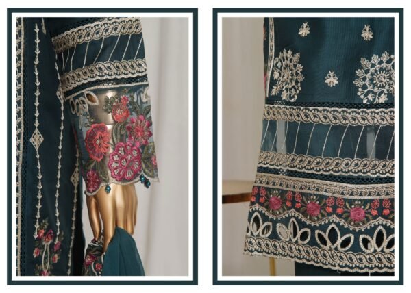 Sadabahar Luxury Embroidered Rod Silk Collection - Vol. 1 - D02 - Image 3