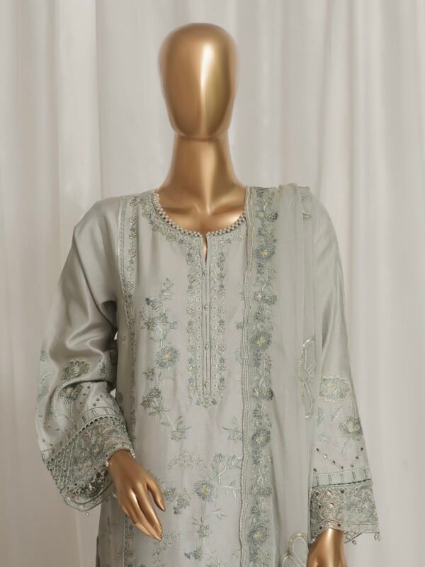 Sadabahar Luxury Embroidered Rod Silk Collection - Vol. 1 - D03 - Image 2