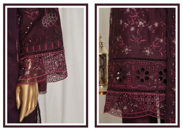 Sadabahar Luxury Embroidered Rod Silk Collection - Vol. 1 - D04 - Image 4