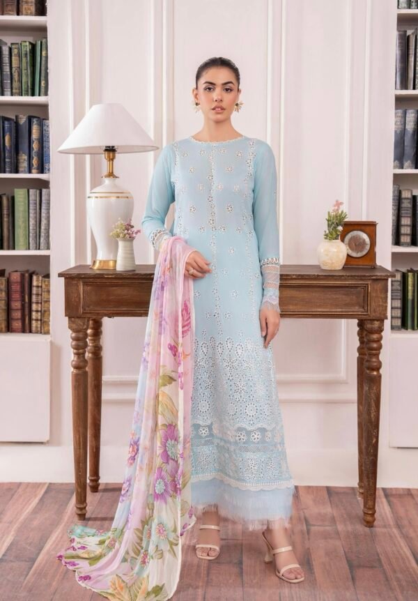 DIORA by Gull Jee - UNSTITCHED 3PC LAWN COLLECTION FESTIVE EMBROIDERED - D02