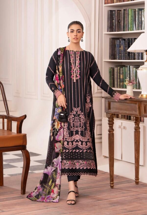 DIORA by Gull Jee - UNSTITCHED 3PC LAWN COLLECTION FESTIVE EMBROIDERED - D05