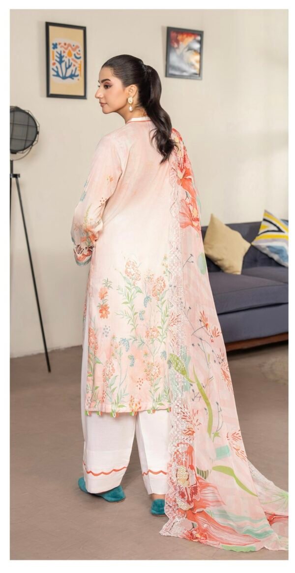 JaD By Gull Jee - UNSTITCHED EMBROIDERED 3 PIECE LAWN VOLUME -01 / EDIT* 25 - D10 - Image 2