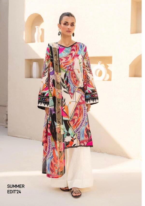 EXOTIC BLOOMS by Gull Jee - UNSTITCHED 3 PIECE EDIT'25 - D01