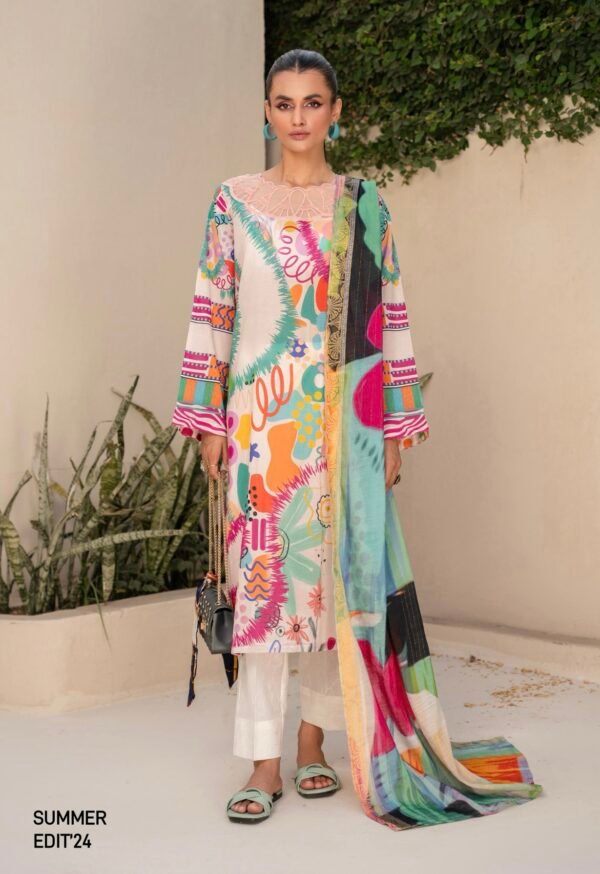 EXOTIC BLOOMS by Gull Jee - UNSTITCHED 3 PIECE EDIT'25 - D04