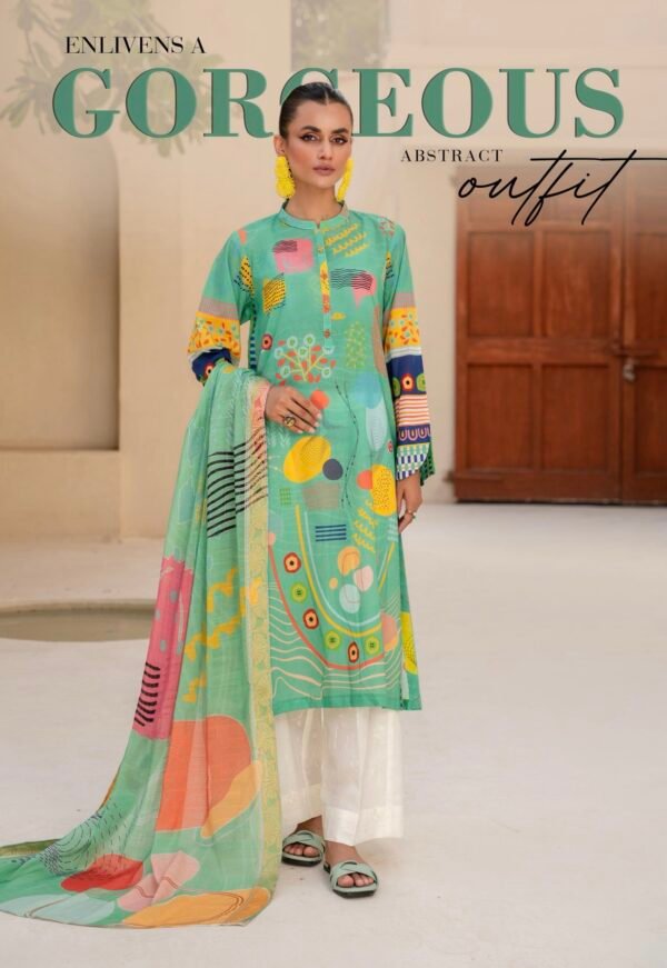EXOTIC BLOOMS by Gull Jee - UNSTITCHED 3 PIECE EDIT'25 - D06
