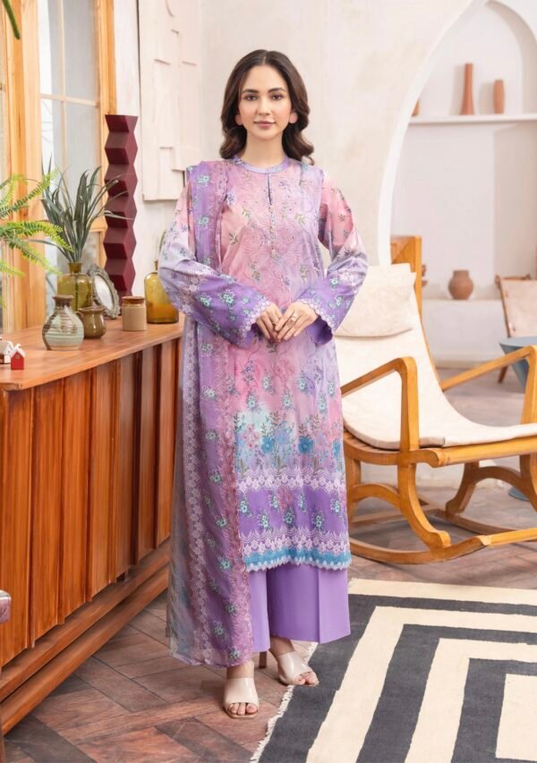 Rang Pasand by Gull Jee - PREMIUM 3 PC UNSTITCHED EMBROIDERED COLLECTION VOL-19 | EDIT 25 - A01