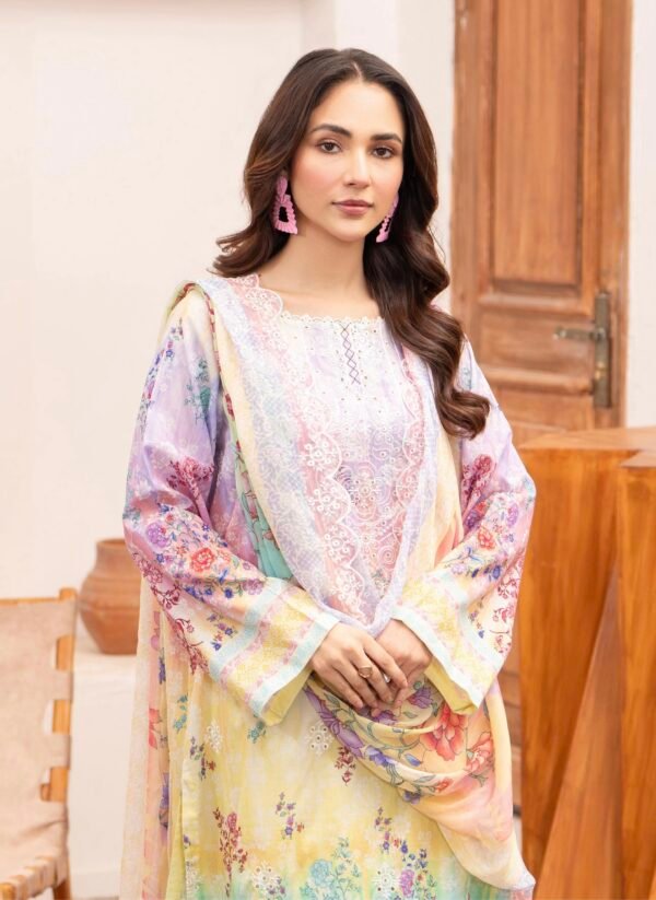 Rang Pasand by Gull Jee - PREMIUM 3 PC UNSTITCHED EMBROIDERED COLLECTION VOL-19 | EDIT 25 - A05 - Image 3