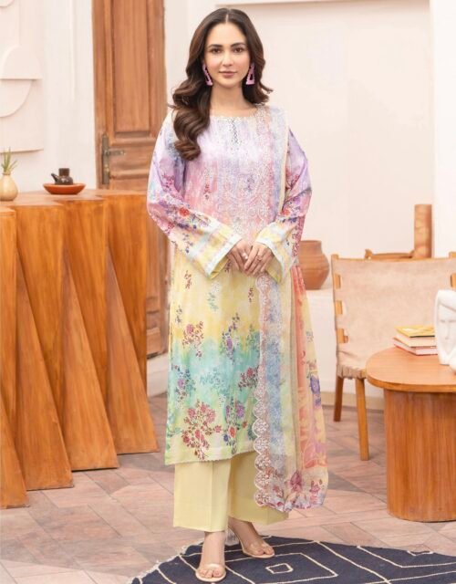 Rang Pasand by Gull Jee - PREMIUM 3 PC UNSTITCHED EMBROIDERED COLLECTION VOL-19 | EDIT 25 - A05