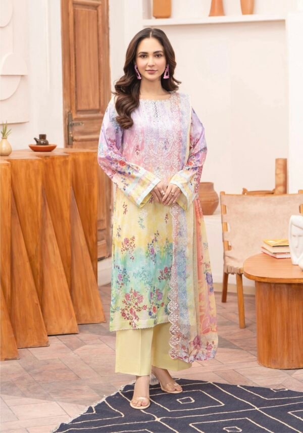 Rang Pasand by Gull Jee - PREMIUM 3 PC UNSTITCHED EMBROIDERED COLLECTION VOL-19 | EDIT 25 - A05