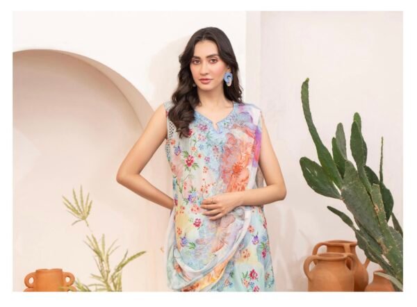 Rang Pasand by Gull Jee - PREMIUM 3 PC UNSTITCHED EMBROIDERED COLLECTION VOL-19 | EDIT 25 - A06 - Image 3