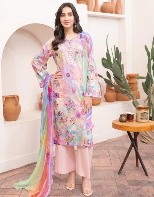 Rang Pasand by Gull Jee - PREMIUM 3 PC UNSTITCHED EMBROIDERED COLLECTION VOL-19 | EDIT 25 - A07