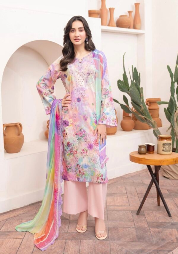 Rang Pasand by Gull Jee - PREMIUM 3 PC UNSTITCHED EMBROIDERED COLLECTION VOL-19 | EDIT 25 - A07