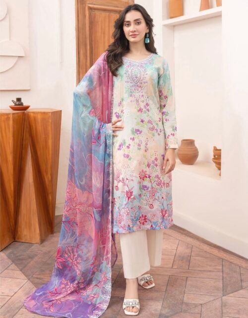 Rang Pasand by Gull Jee - PREMIUM 3 PC UNSTITCHED EMBROIDERED COLLECTION VOL-19 | EDIT 25 - A08