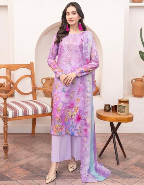 Rang Pasand by Gull Jee - PREMIUM 3 PC UNSTITCHED EMBROIDERED COLLECTION VOL-19 | EDIT 25 - A10