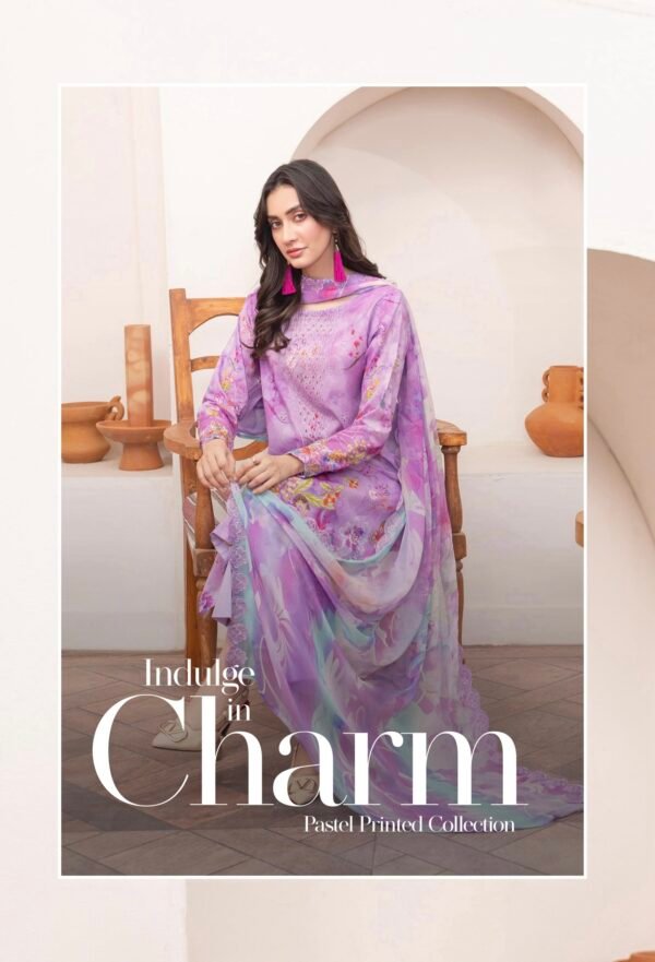 Rang Pasand by Gull Jee - PREMIUM 3 PC UNSTITCHED EMBROIDERED COLLECTION VOL-19 | EDIT 25 - A10 - Image 3