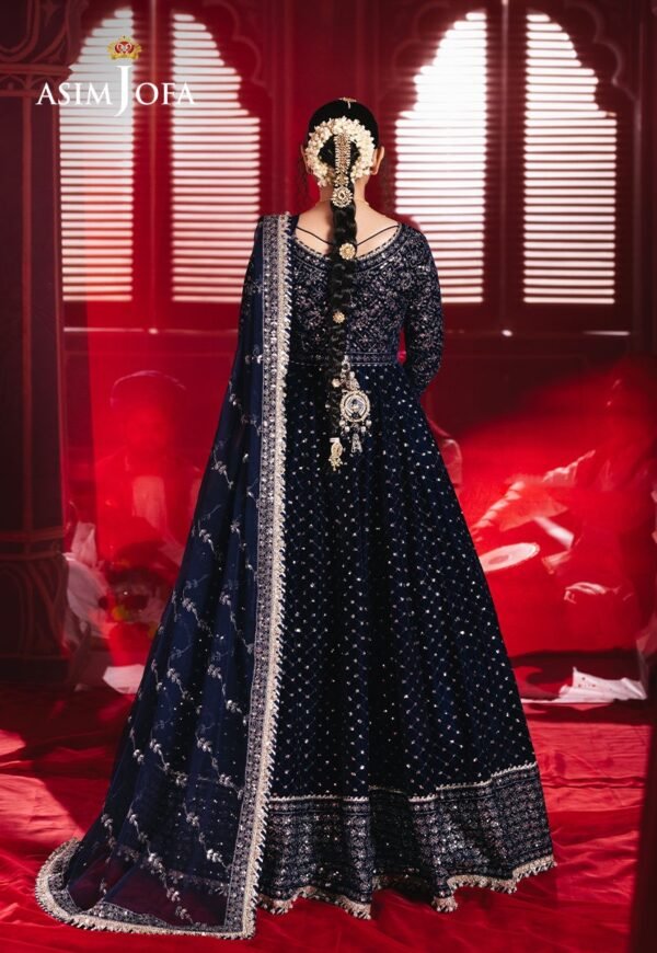Asim Jofa Unstitched 2 Piece Luxury Velvet Embroidered Formal Dress Edition – AJMV-03 - Image 2