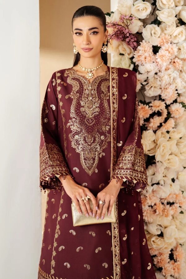 LUXE by ALIZEH — LUXURY RAW SILK - AF-RS-01-SALSA - Image 3