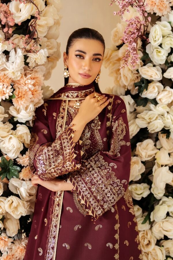 LUXE by ALIZEH — LUXURY RAW SILK - AF-RS-01-SALSA - Image 5