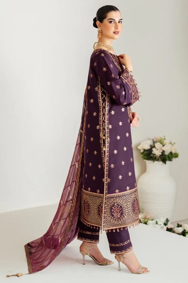 LUXE by ALIZEH — LUXURY RAW SILK - AF-RS-05-SCARLET - Image 5