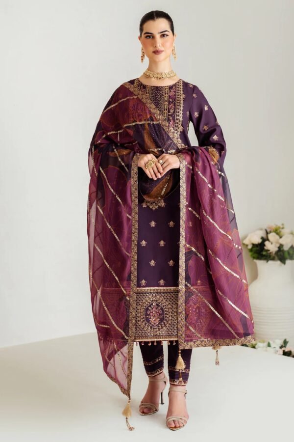 LUXE by ALIZEH — LUXURY RAW SILK - AF-RS-05-SCARLET